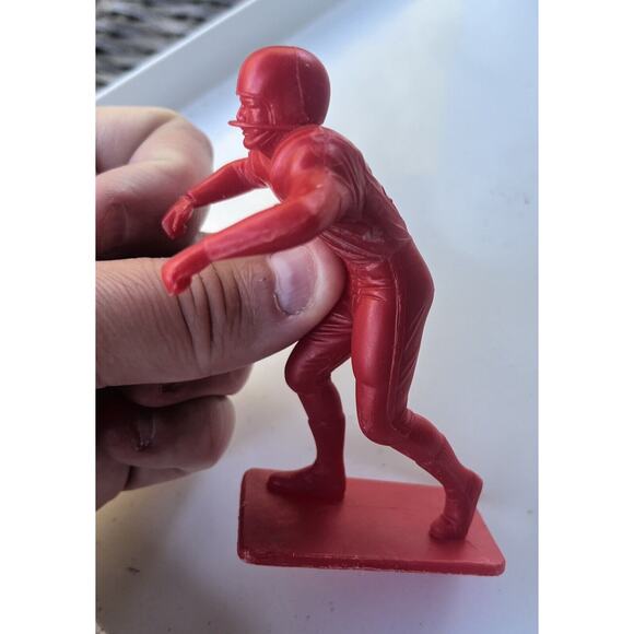 Vintage #26 MARX PRO BOWL LIVE ACTION FOOTBALL GAME FIGURE Red Electronic - Picture 4 of 5